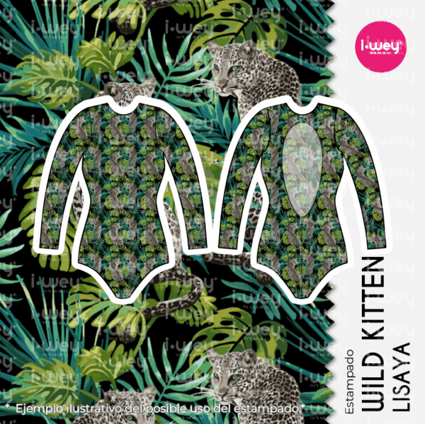 Estampado Wild kitten lisaya
