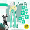 Estampado Agave pop