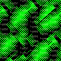 Estampado Ashurado Negro green