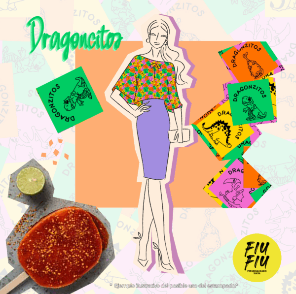 Estampado Dragoncitos