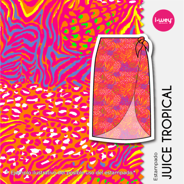 Estampado Juice tropical