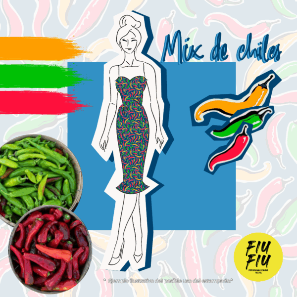 Estampado Mix de chiles