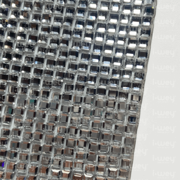 Planilla planchable cuadro 3mm Plata