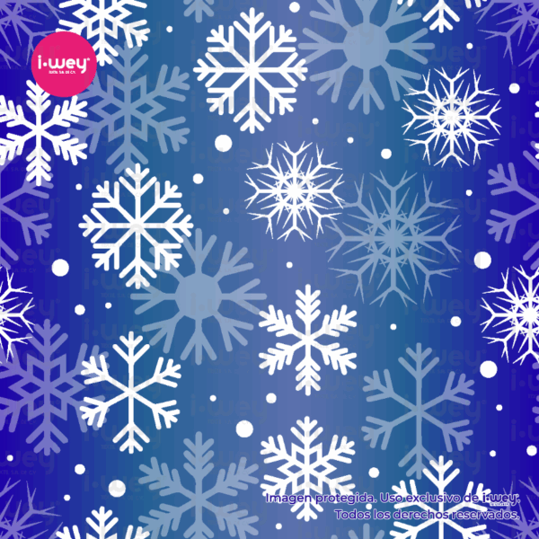 Estampado Copos de Nieve
