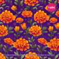 Estampado Cempasúchil Fluo