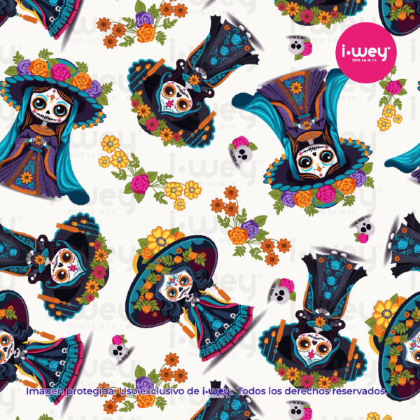 Estampado Cute Catrina