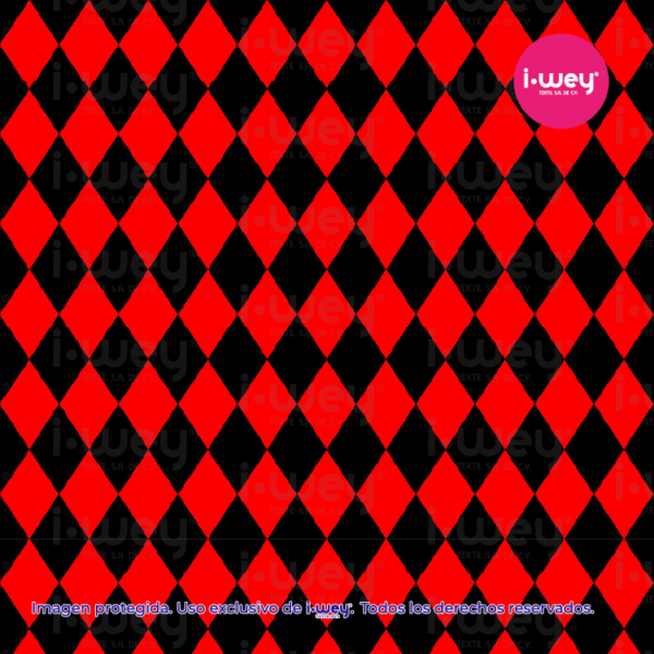 Estampado Rombos Blackred