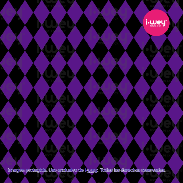 Estampado Rombos Purblack