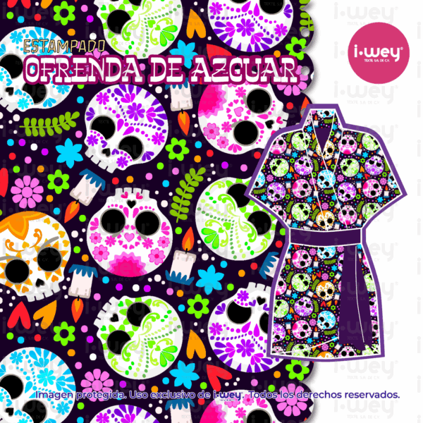 Estampado Ofrenda de Azúcar