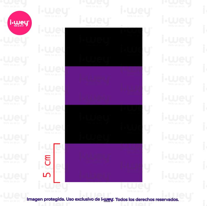 Estampado Rayas Purblack