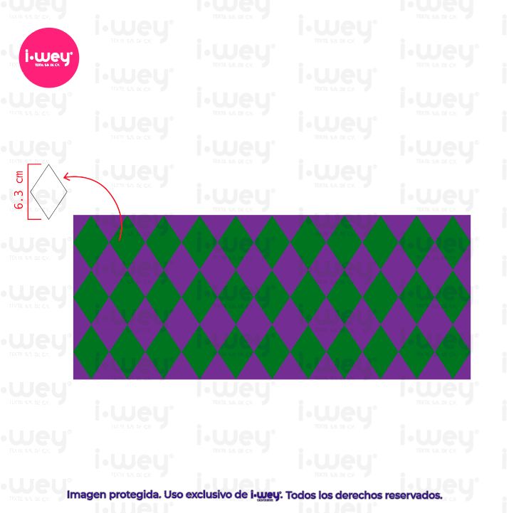 Estampado Rombos Purgreen