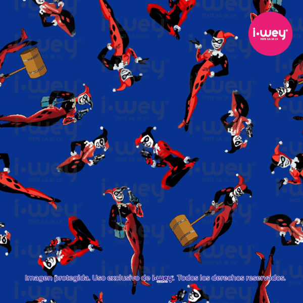 Estampado Blue Harley