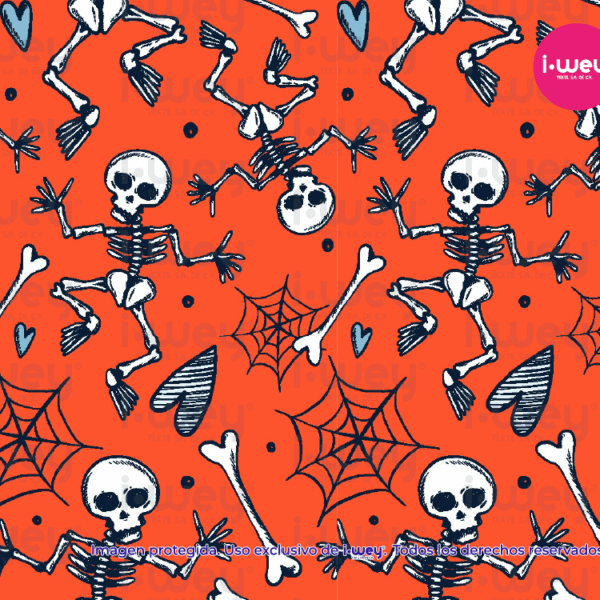 Estampado Skeleton Dance