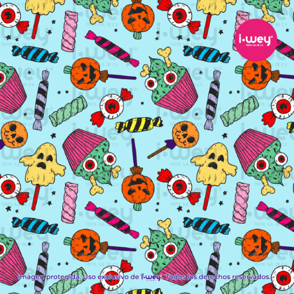 Estampado Candys Blue