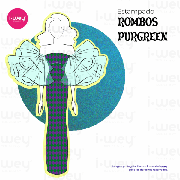 Estampado Rombos Purgreen