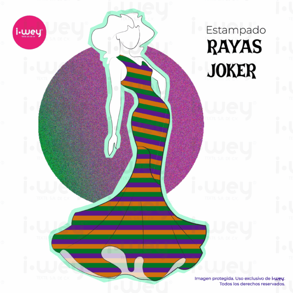 Estampado Rayas Joker