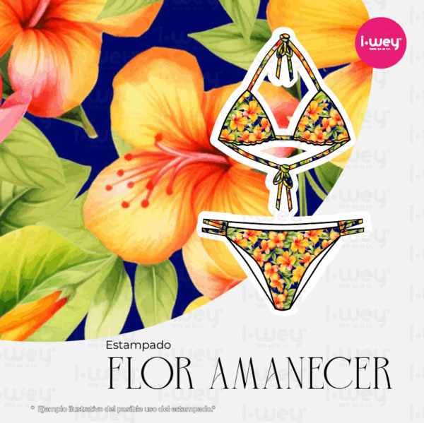 Estampado Flor Amanecer
