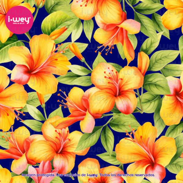 Estampado Flor Amanecer