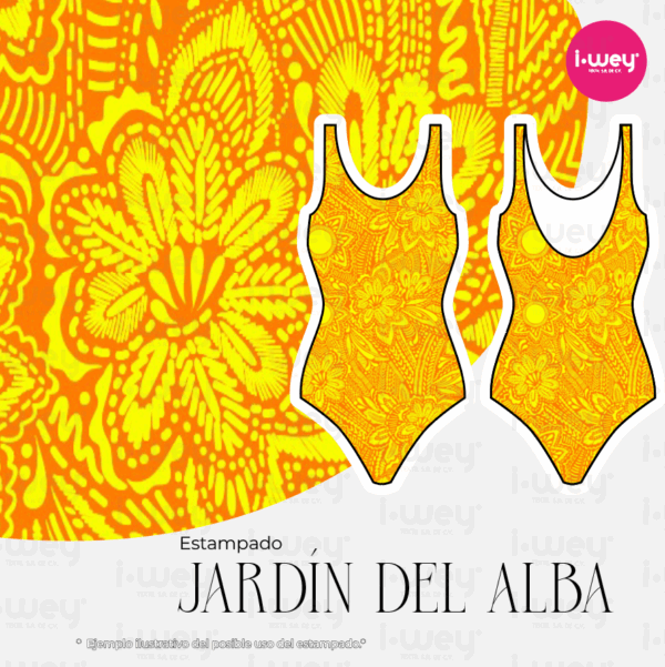 Estampado Jardín del Alba