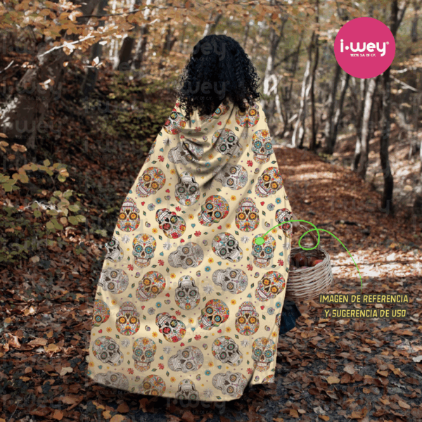 Estampado Calavera Festiva