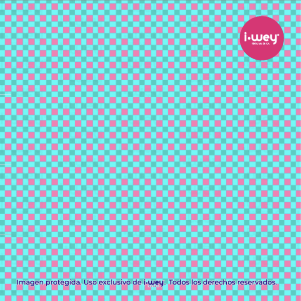 Estampado Cuadritos Chicle