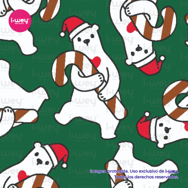 Estampado Candy Bear