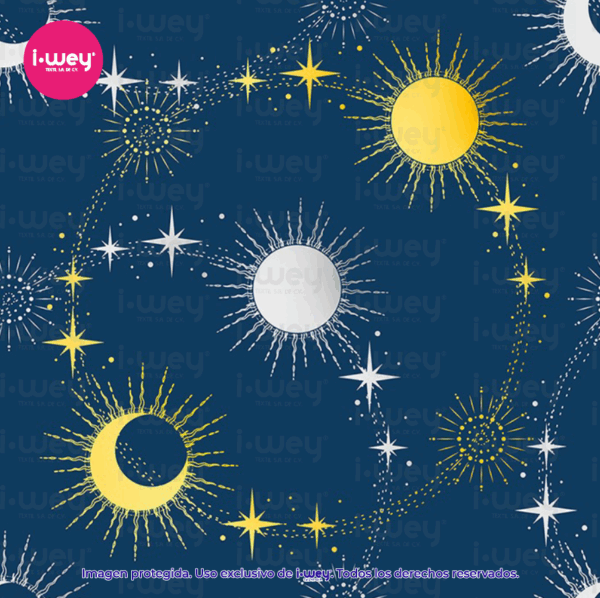 Estampado Danza Espacial