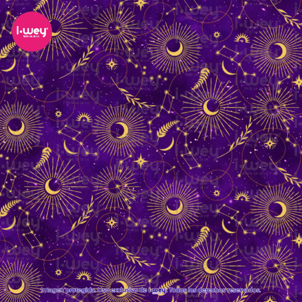 Estampado Ecos del Universo