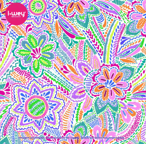 Estampado Happy Flowers