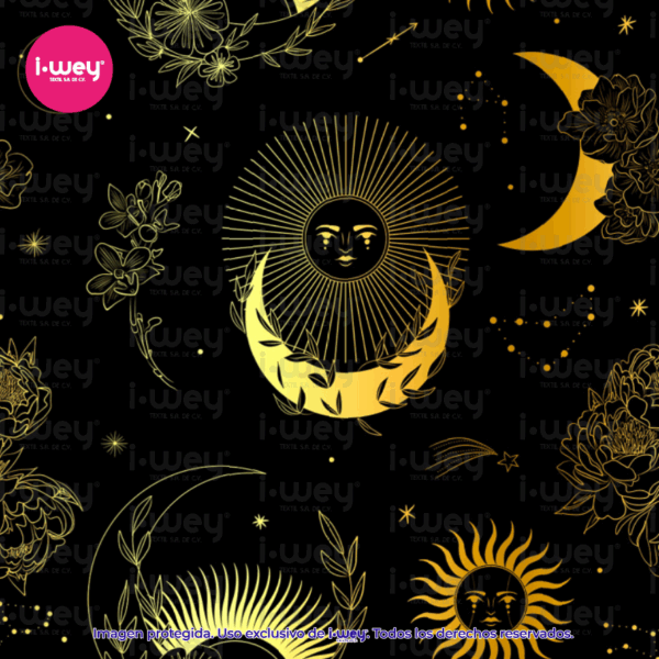 Estampado Resplandor Cósmico