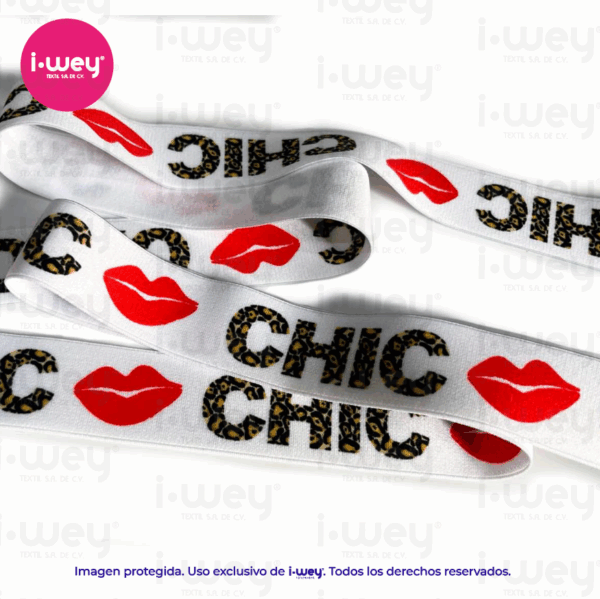 Elástico Estampado Chic