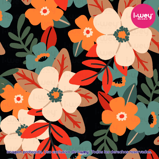 Estampado Fleuron