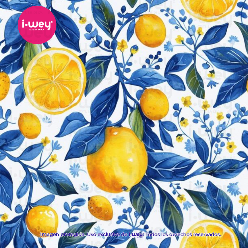 Estampado Limonada Blue