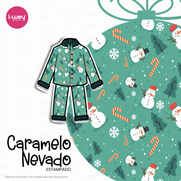 Estampado Caramelo Nevado