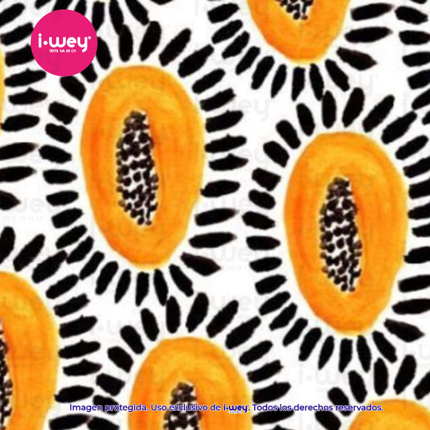 Estampado Papaya Minimal