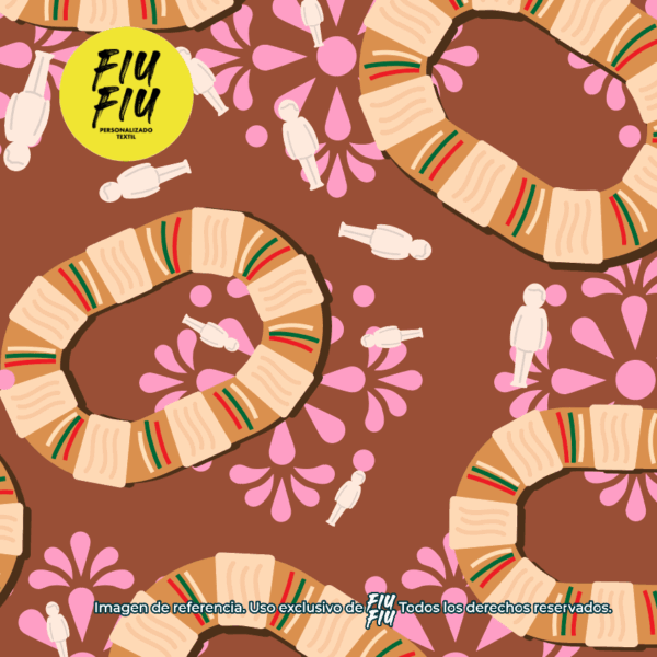 Estampado Rosca de Reyes
