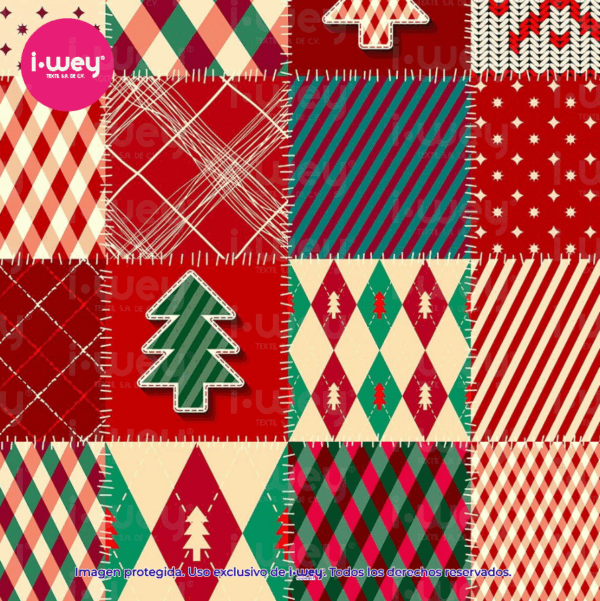 Estampado Holiday Tiles