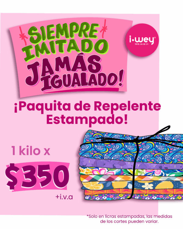 Paquita de Repelente Estampada