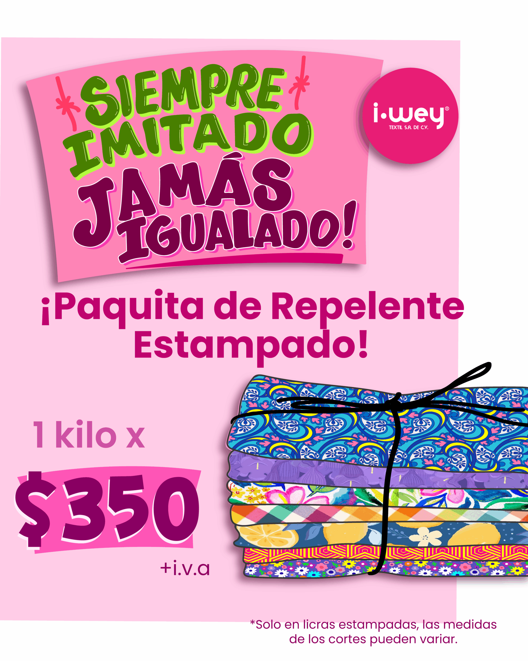 Paquita de Repelente Estampada