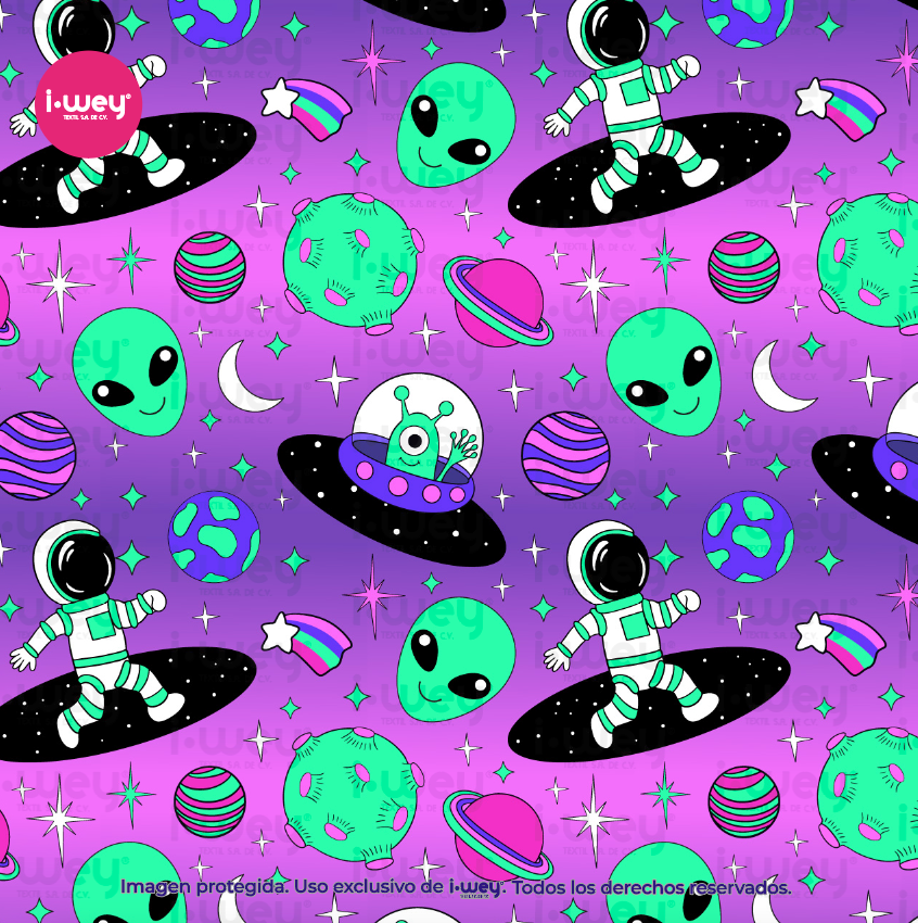 Estampado Funnyaliens