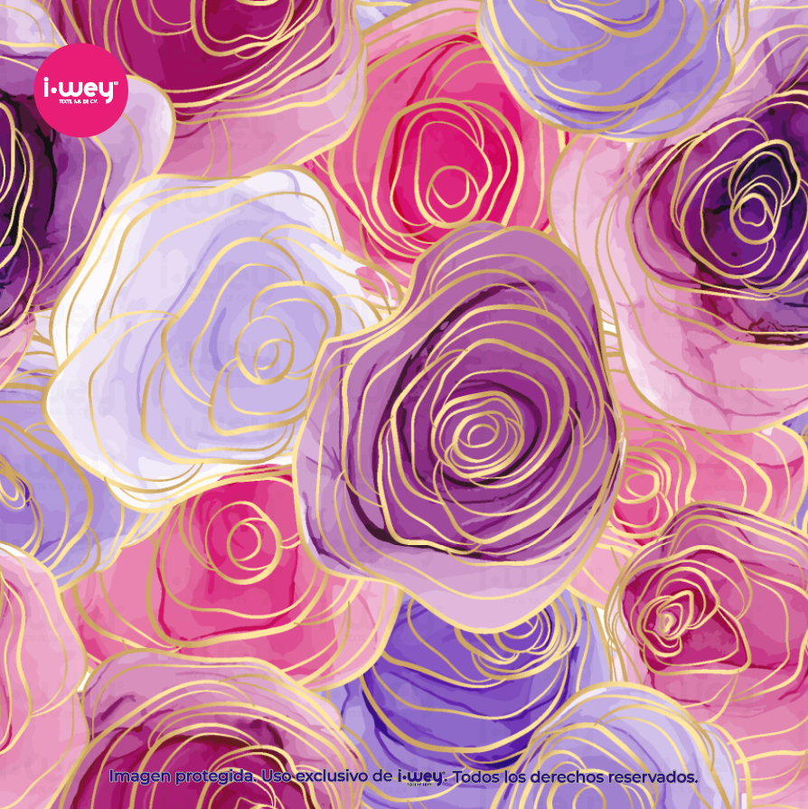 Estampado Trandafiri