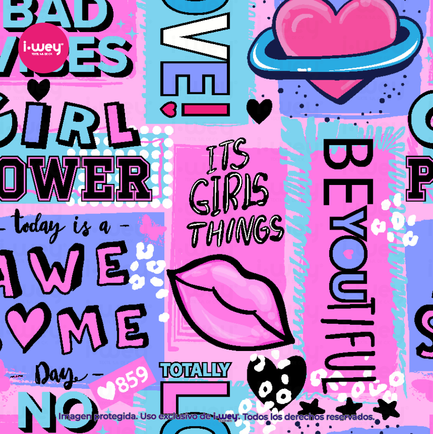 Estampado Girl Things