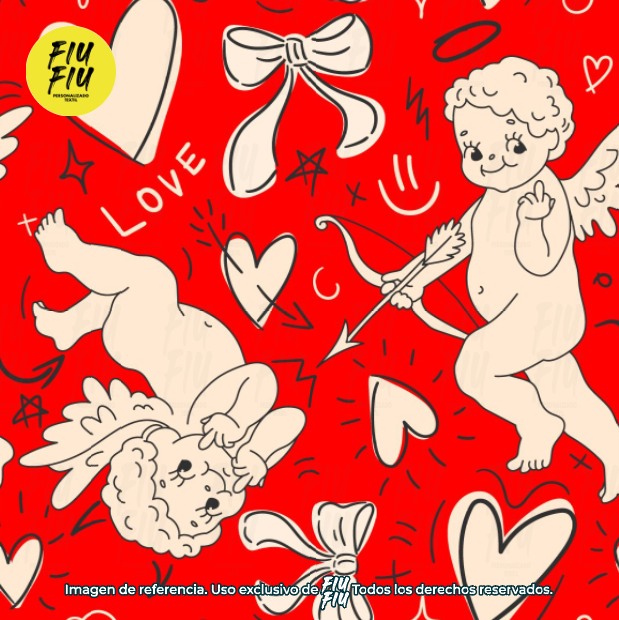 Estampado Pequeño Rebelde del Amor