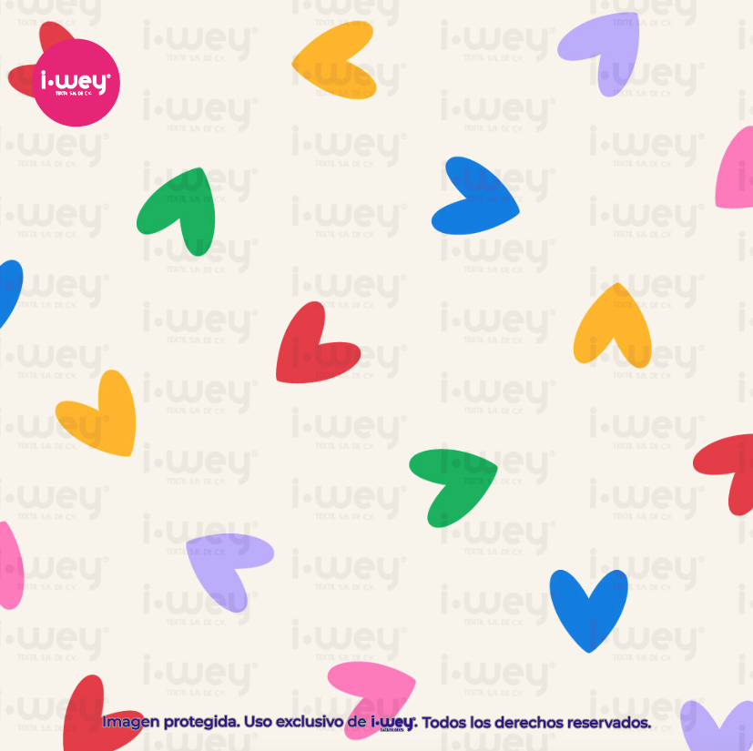 Estampado Love Dots