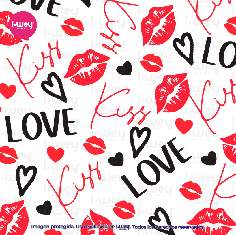 Estampado Red Heart Stroke