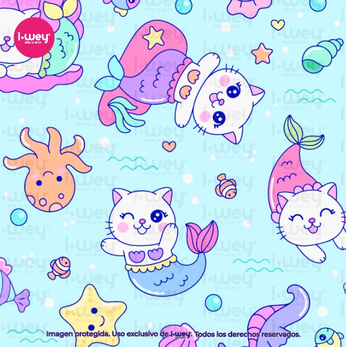 Estampado Meowmaid