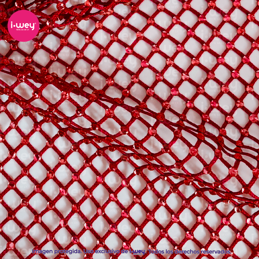 Malla Fishred con Diamante