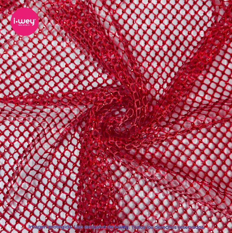Malla Fishred con Diamante