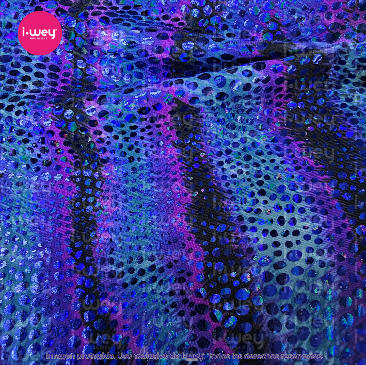 Licra Holograma Cobra