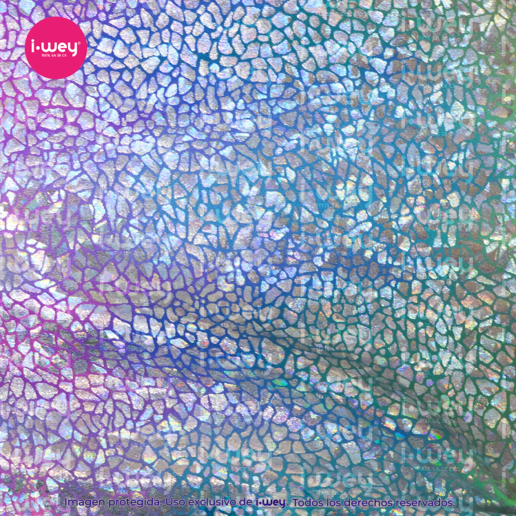 Licra Holograma Cristal Tie Dye